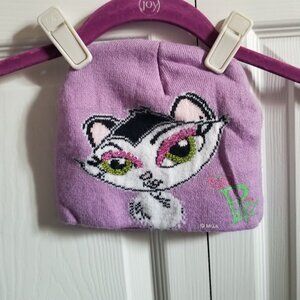 Bratz Girl's Hat Knit Beanie Toboggan Beading Vintage Y2K Petz Catz